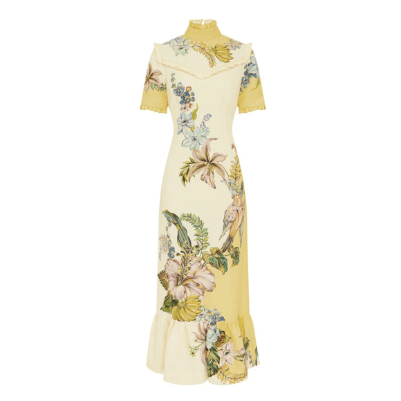 ALEMAIS OLEANDER MIDI DRESS US 4 AU 8 - Picture 2 of 8